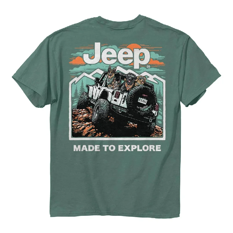 Purple metal T-shirts-Jeep - Off-Road Trip T-Shirt