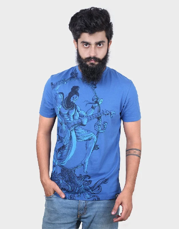 Kids animal T-shirts-Natraj Blue T-Shirt