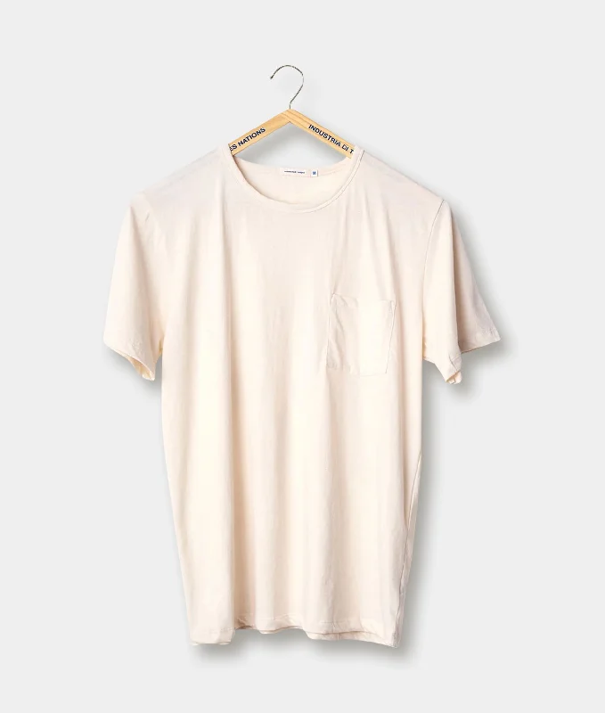 Pink beach vibe T-shirts-Clean Pocket T-shirt