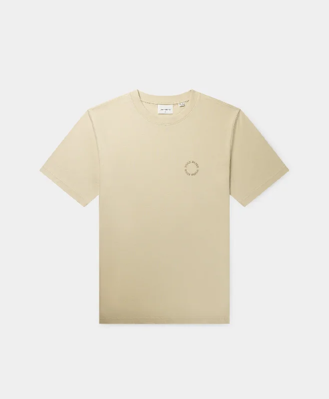 Pink unity T-shirts-Pelican Beige Orbit T-Shirt