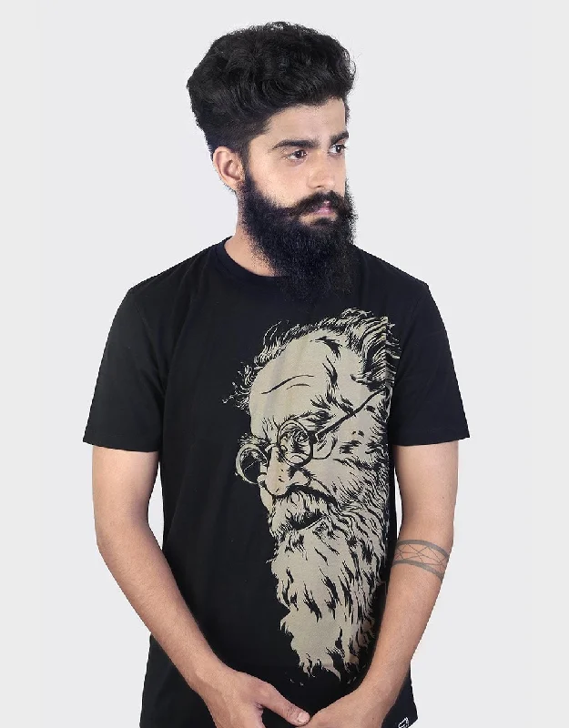 White ripped design T-shirts-Periyar T-Shirt