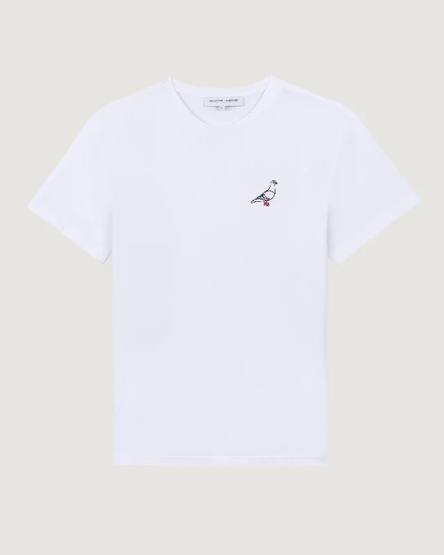 Red sunflower T-shirts-"Pigeon" Unisex popincourt t-shirt