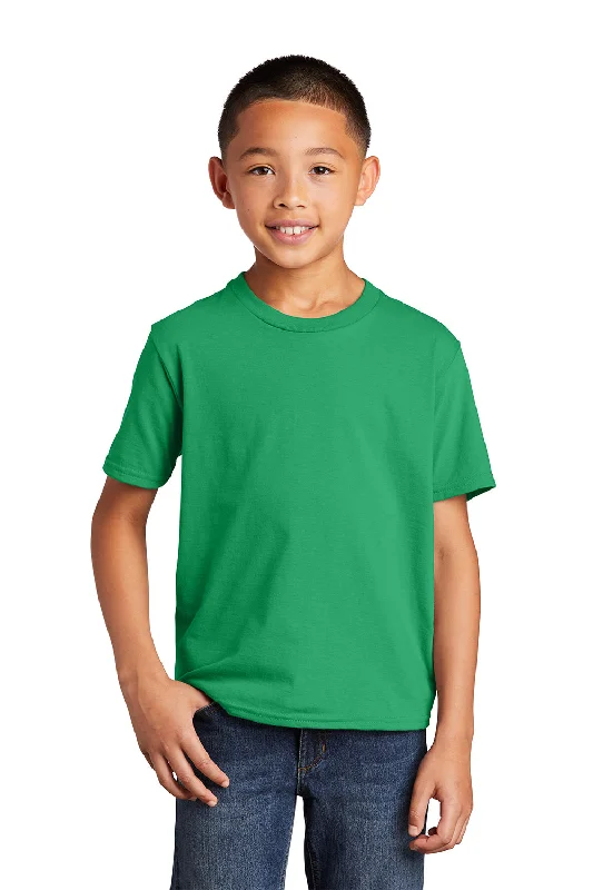 Blue vibrant T-shirts-Port & Company Youth Fan Favorite Short Sleeve Crewneck T-Shirt - Athletic Kelly Green