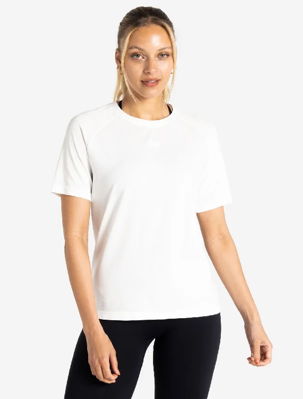 Gray golf T-shirts-Seamless T-Shirt - White