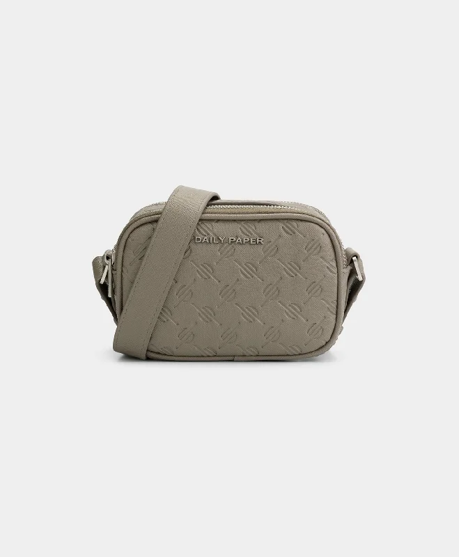 Festival vibrant T-shirts-Taupe Grey May Monogram Bag