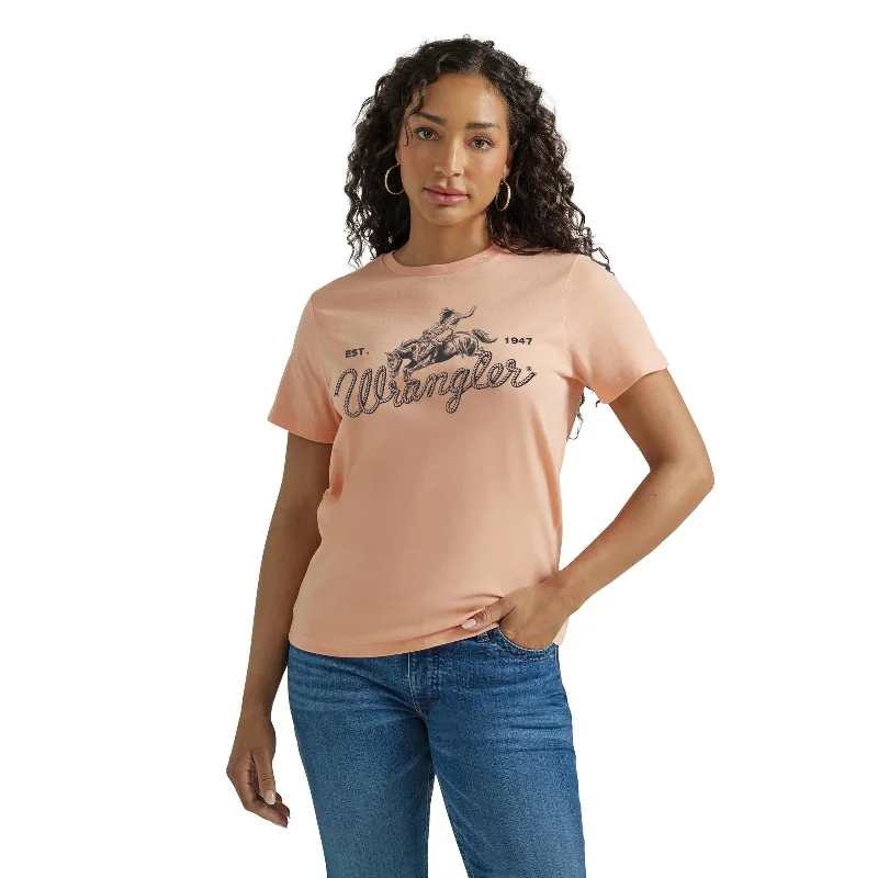 Women’s slim-fit T-shirts-Wrangler Rope Graphic Tee