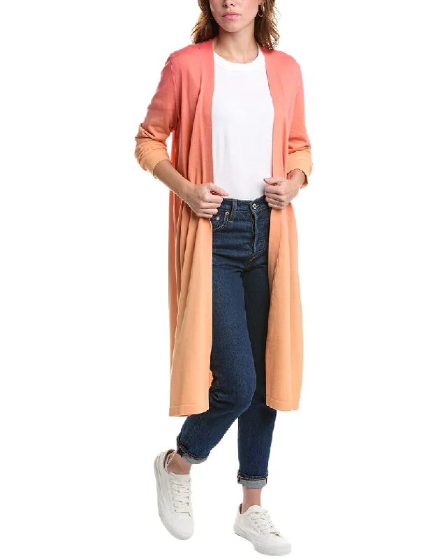 Cardigan with metallic thread -Edinburgh Knitwear Ombre Duster