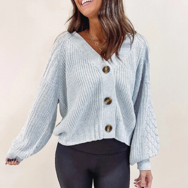 Pullover sweater with split cuffs -Amelia Sweater