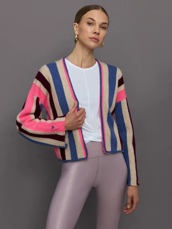 Cardigan in muted tones -Beau Cardigan - Multi