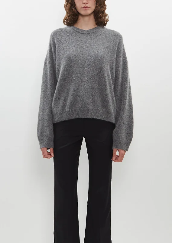 Pullover sweater in sand -Ropo Sweater — Anthracite