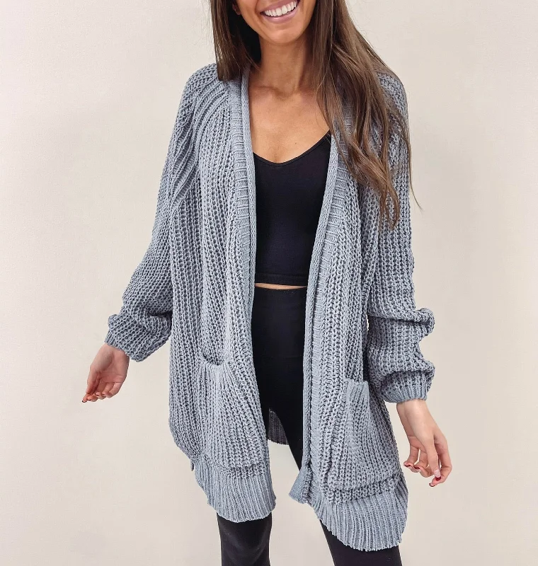 Cardigan in fashionable knit -Kendra Cardigan