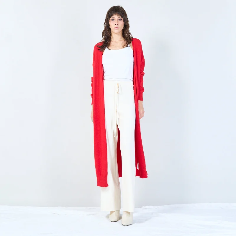 Cardigan in plush style -Oversized open-front cardigan wholesale