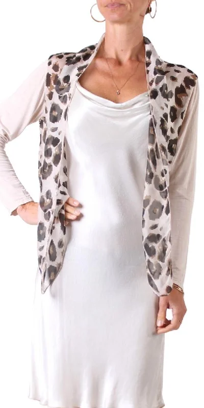 Cardigan in vintage style -Shoona Leopard Cardigan