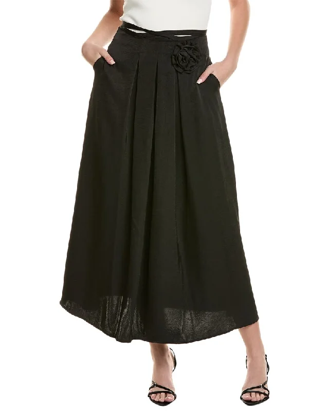 Breathable thin Skirts-Beulah Midi Skirt