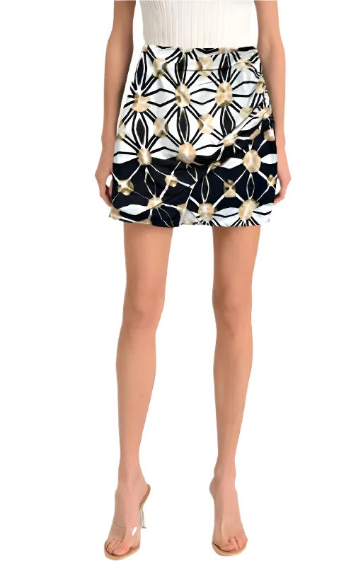 Yellow promo Skirts-Julianna Skirt In Black White