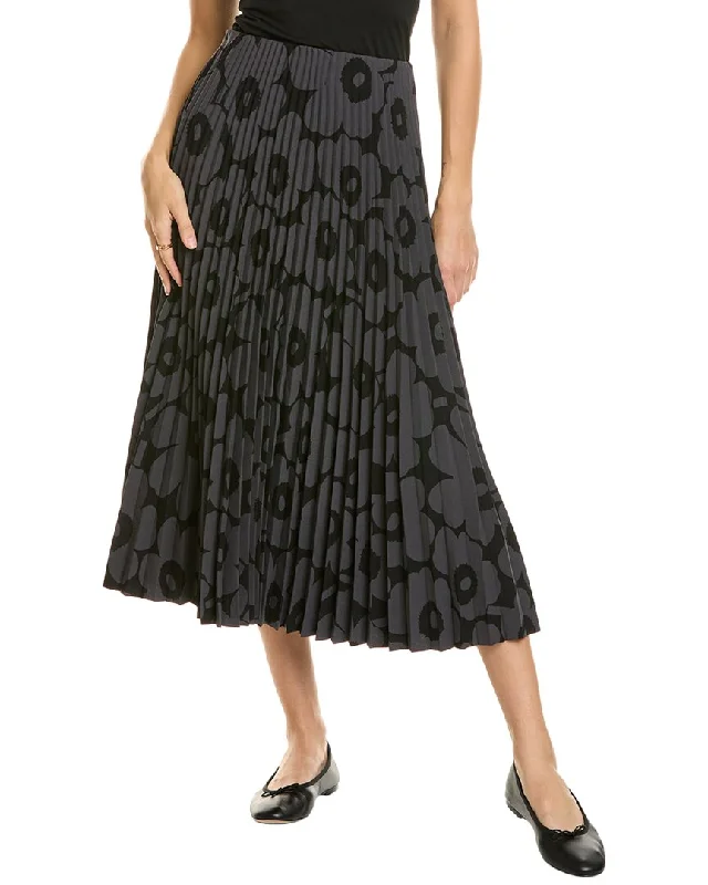 Green worn graphic Skirts-Marimekko Myy Unikko Skirt