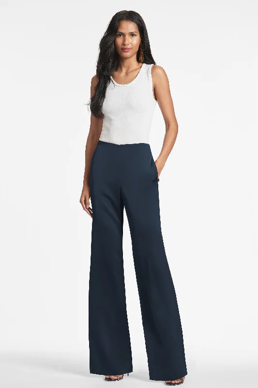 Fleece soft Pants-Alli Pant - Midnight