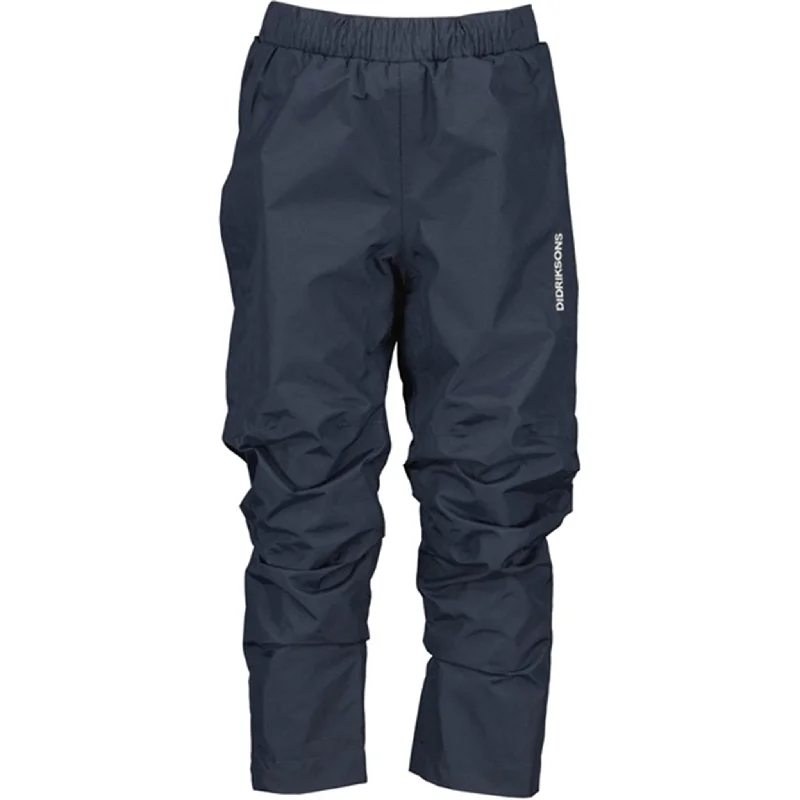 White modern design Pants-Didriksons Navy Idur Kids Pants