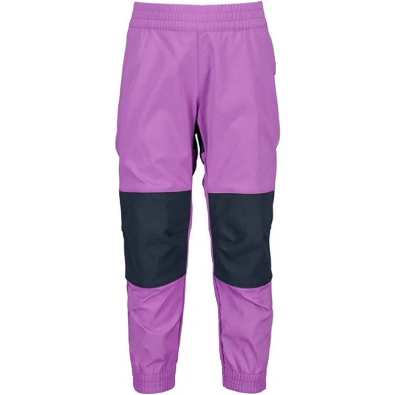 Yellow radiant Pants-Didriksons Tulip Purple Blåbär Kids Pants