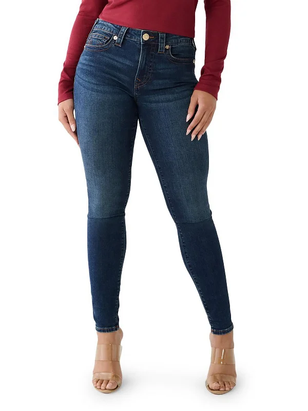 Slim-fit ankle Pants-Jennie Curvy Womens Mid-Rise Dark Wash Skinny Jeans