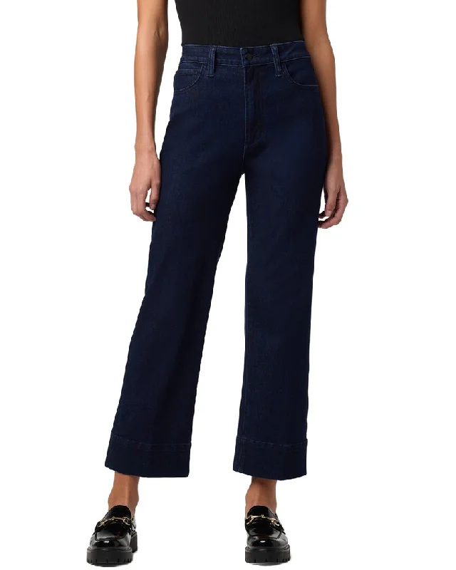 Premium leather Pants-JOE'S Jeans Indigo Rinse Wide Leg Jean