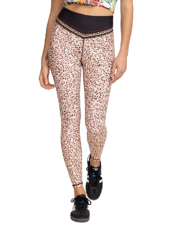 Short black Pants-Johhny Was Bee Active V Yoke Legging