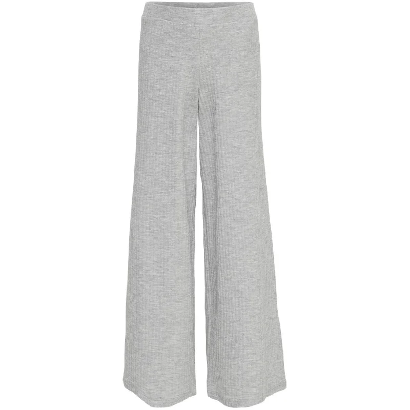 Gray statement Pants-kids ONLY Light Grey Melange Nella Pants Noos