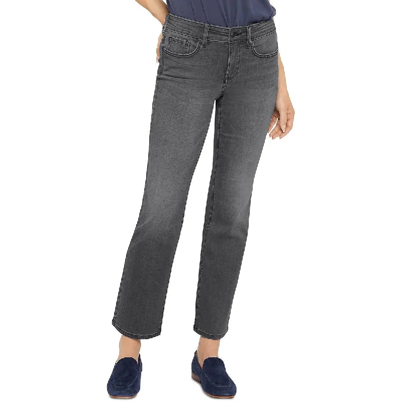 Blue cycling road Pants-Marilyn Womens Denim High Rise Ankle Jeans