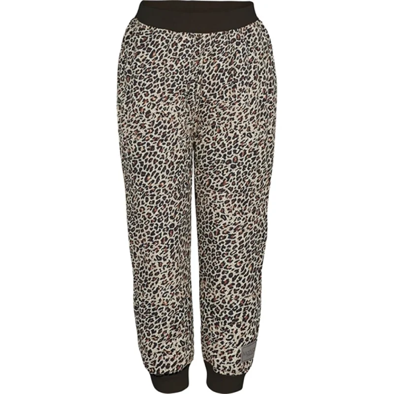 Beige dress Pants-MarMar Leopard Odin Thermo Pants