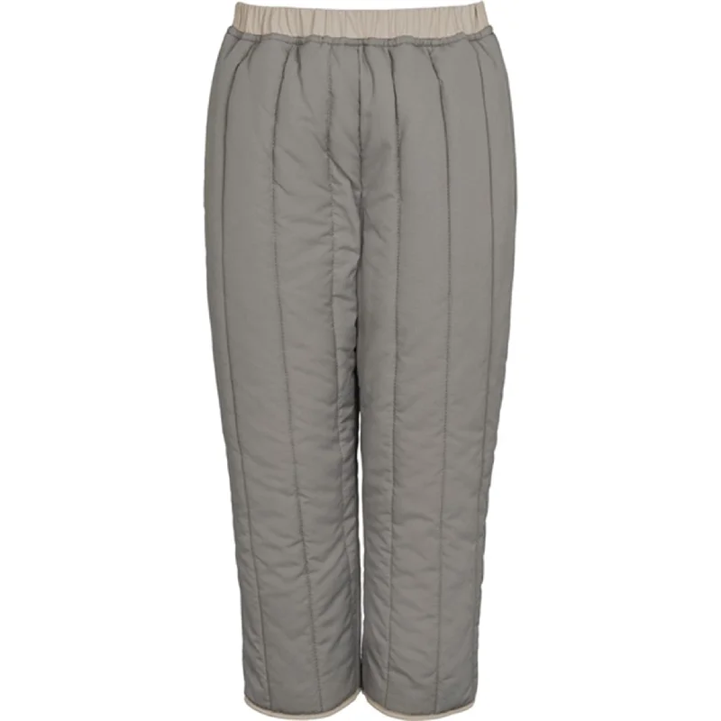 Straight-leg modern Pants-MarMar Light Moss Olrik Quilt Thermo Pants