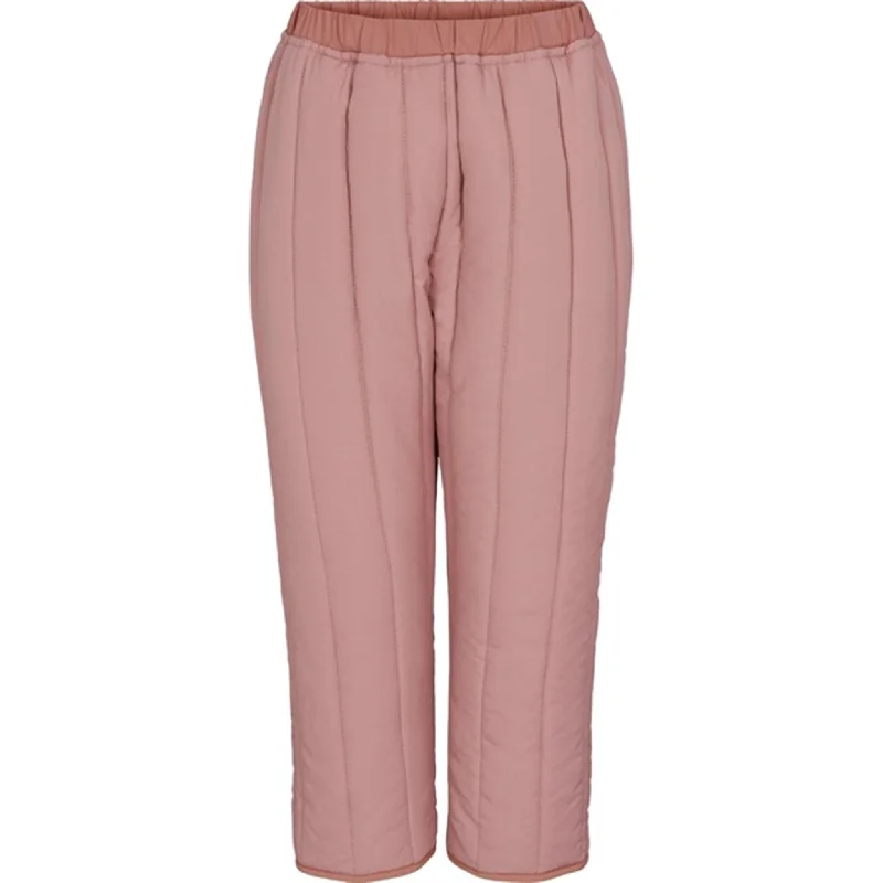 Skinny-fit sleek Pants-MarMar Rose Parfait Olrik Quilt Thermo Pants