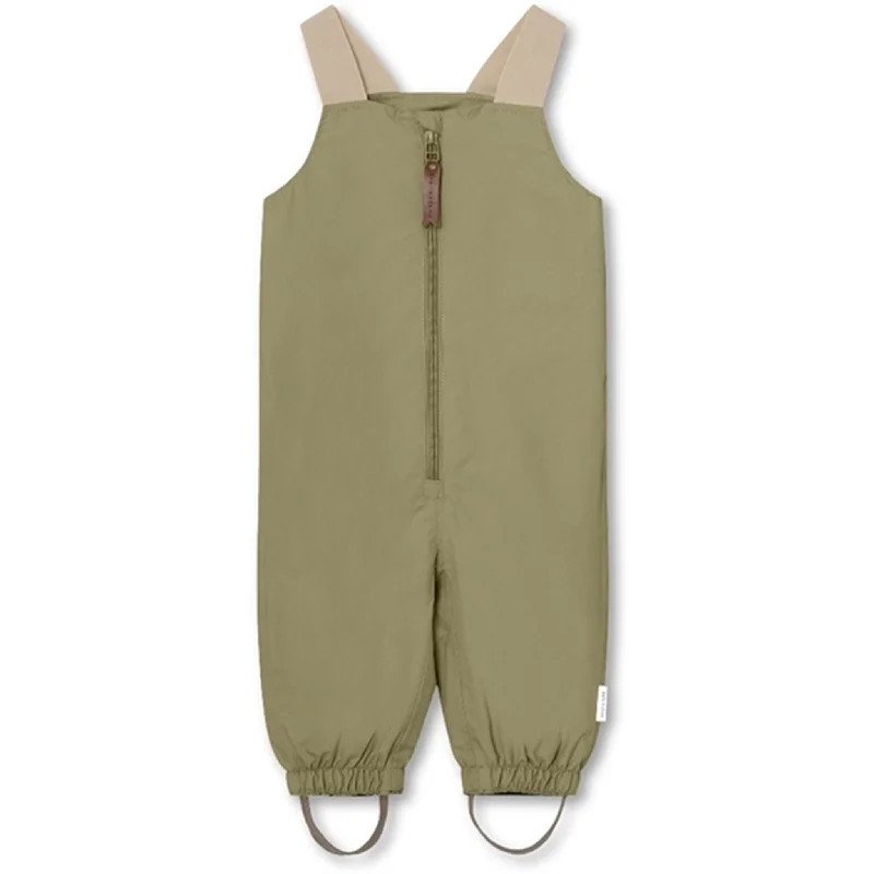 Green thick Pants-MINI A TURE WALENTAYA Spring Overalls Aloe Green