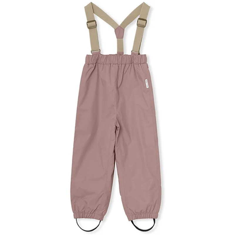 Green music event Pants-MINI A TURE Wilans Suspender Pants Pale Woodrose