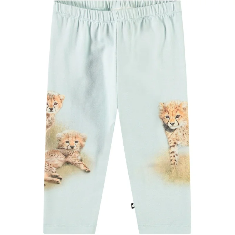 Beige dress Pants-Molo Cheetas cute Simway Soft Pants