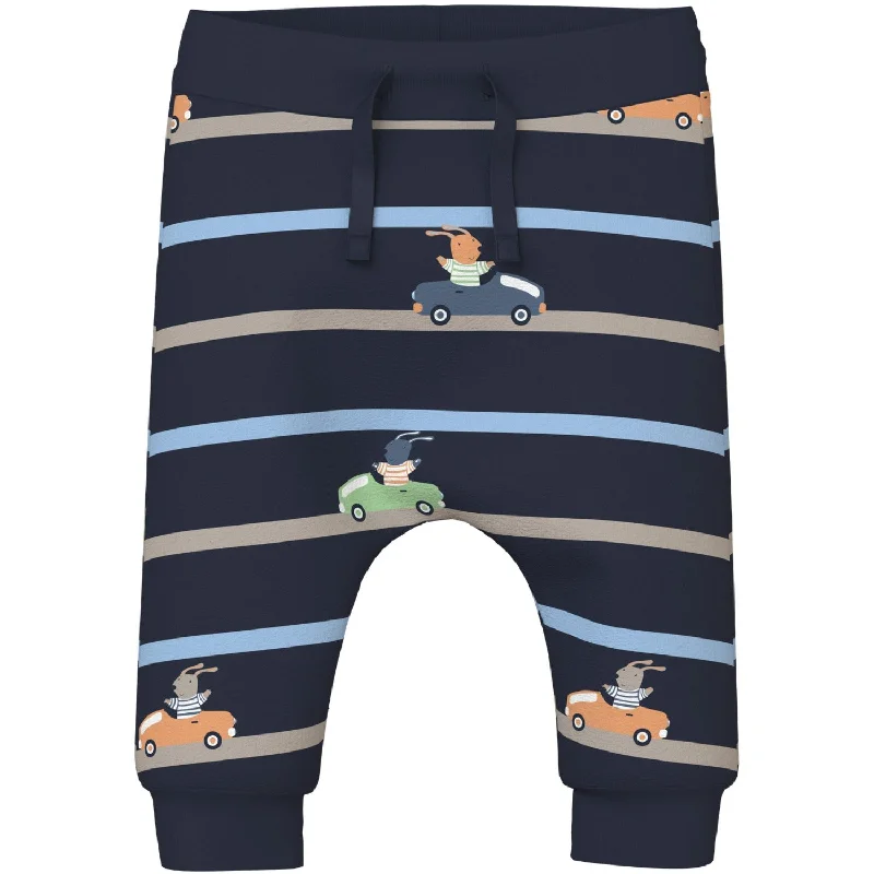 Orange tourist Pants-Name It Navy Blazer Animals In Cars Vroels Pants