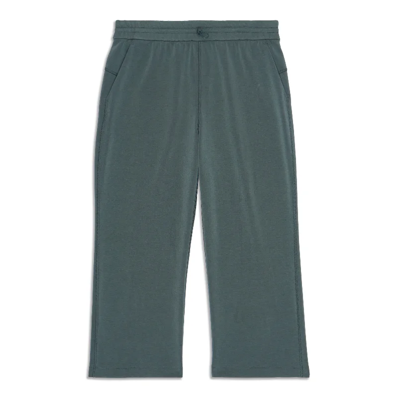 Green yoga class Pants-Softstreme High-Rise Straight Leg Cropped Pants - Resale