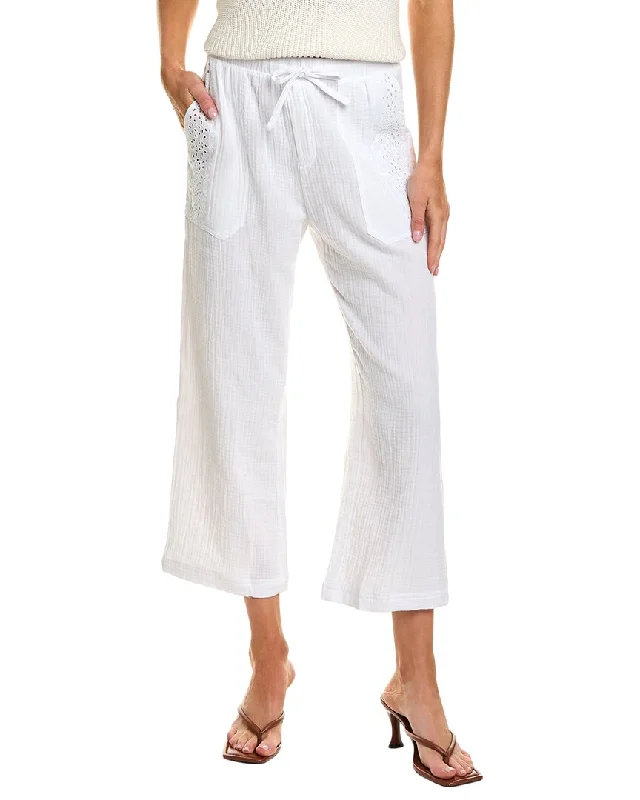 Gray sideline Pants-Splendid Kit Gauze Pant