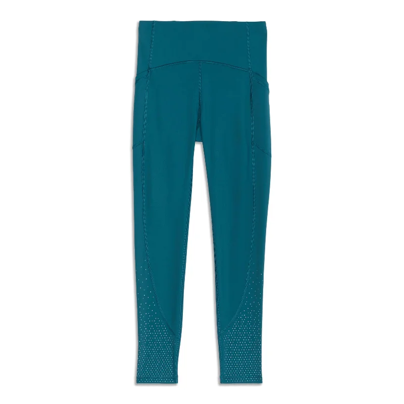 Blue cycling Pants-Tightest Stuff High Rise Legging - Resale