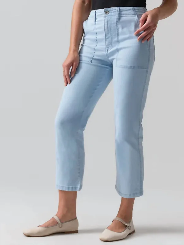 Purple standout Pants-Vacation Crop Pant In Ultra Pale