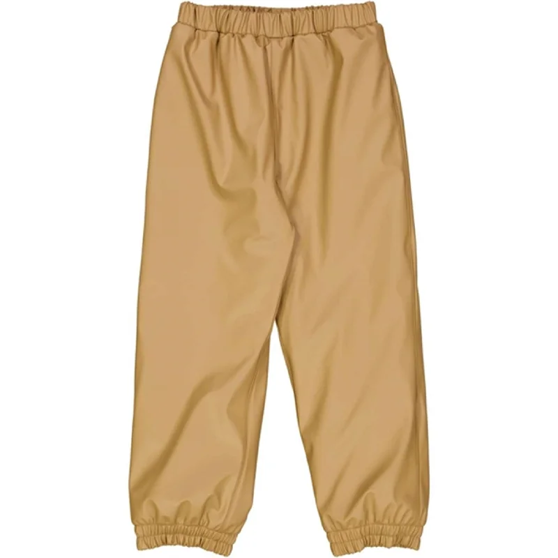 Stretch blue Pants-Wheat Rain Pants Um Thermo Cappuccino