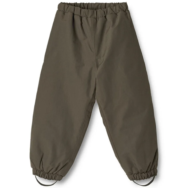 White pizza Pants-Wheat Ski Pants Jay Tech Dry Black