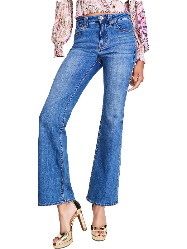 Designer cargo Pants-Womens Denim Stretch Bootcut Jeans